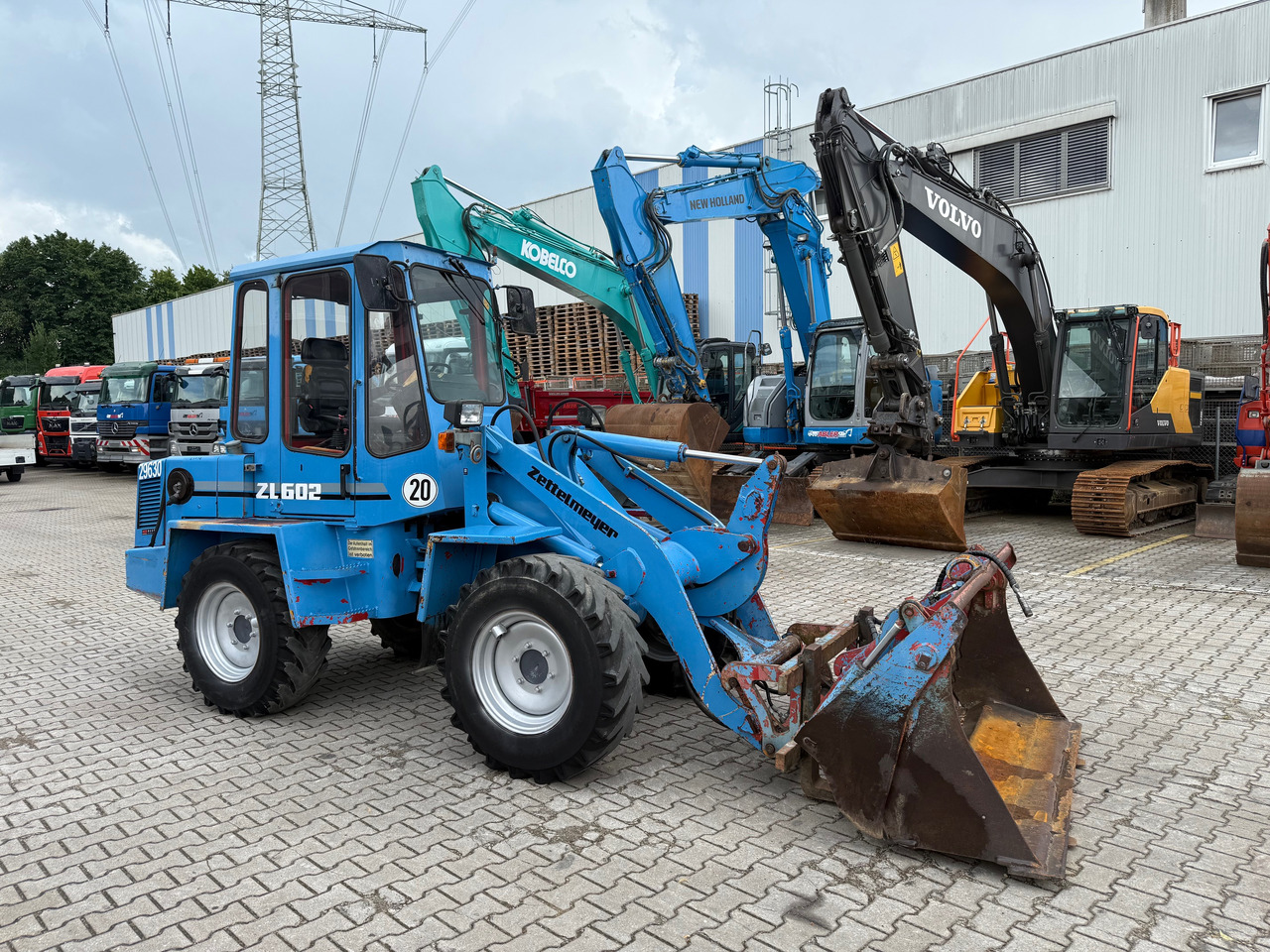 Cargadora de ruedas Zettlmeyer ZL602 Radlader Gabel + Schaufel + SW: foto 7