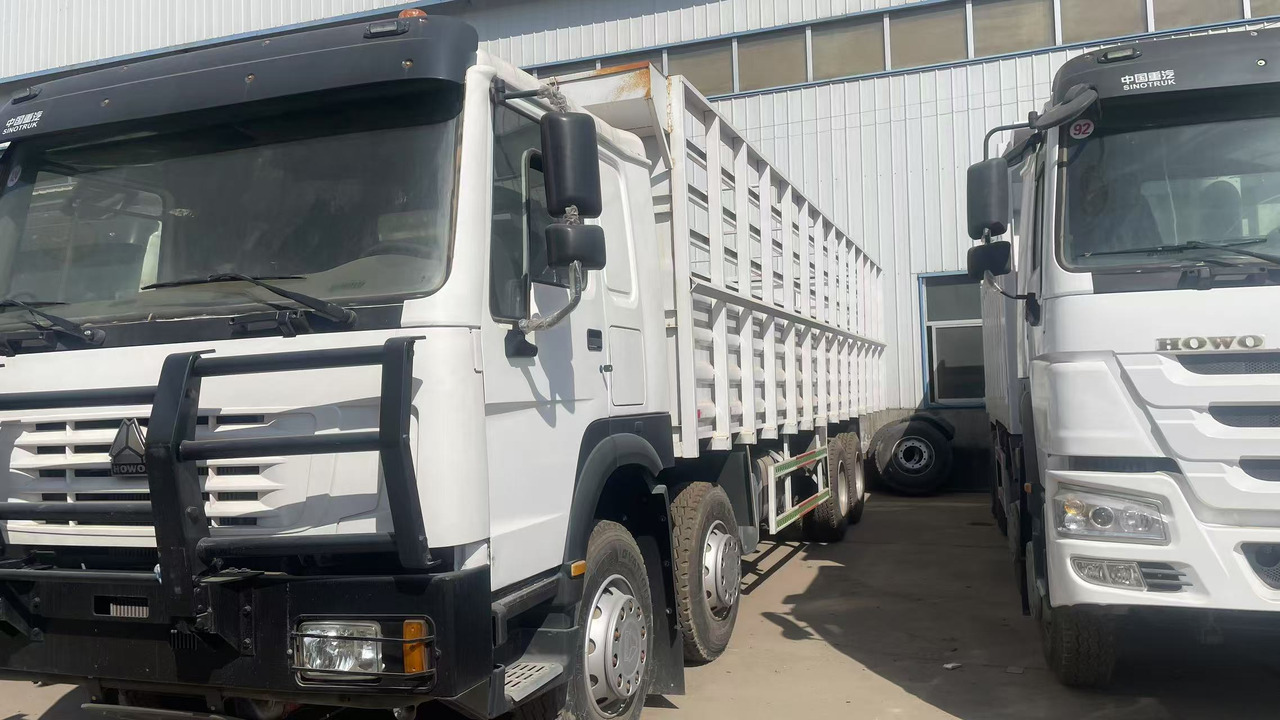 SINOTRUK HOWO 8*4 WITH FENCE DUMP TRUCK LIVESTOCK TRUCK - Camión volquete: foto 3 SINOTRUK HOWO 8*4 WITH FENCE DUMP TRUCK LIVESTOCK TRUCK - Camión volquete: foto 3