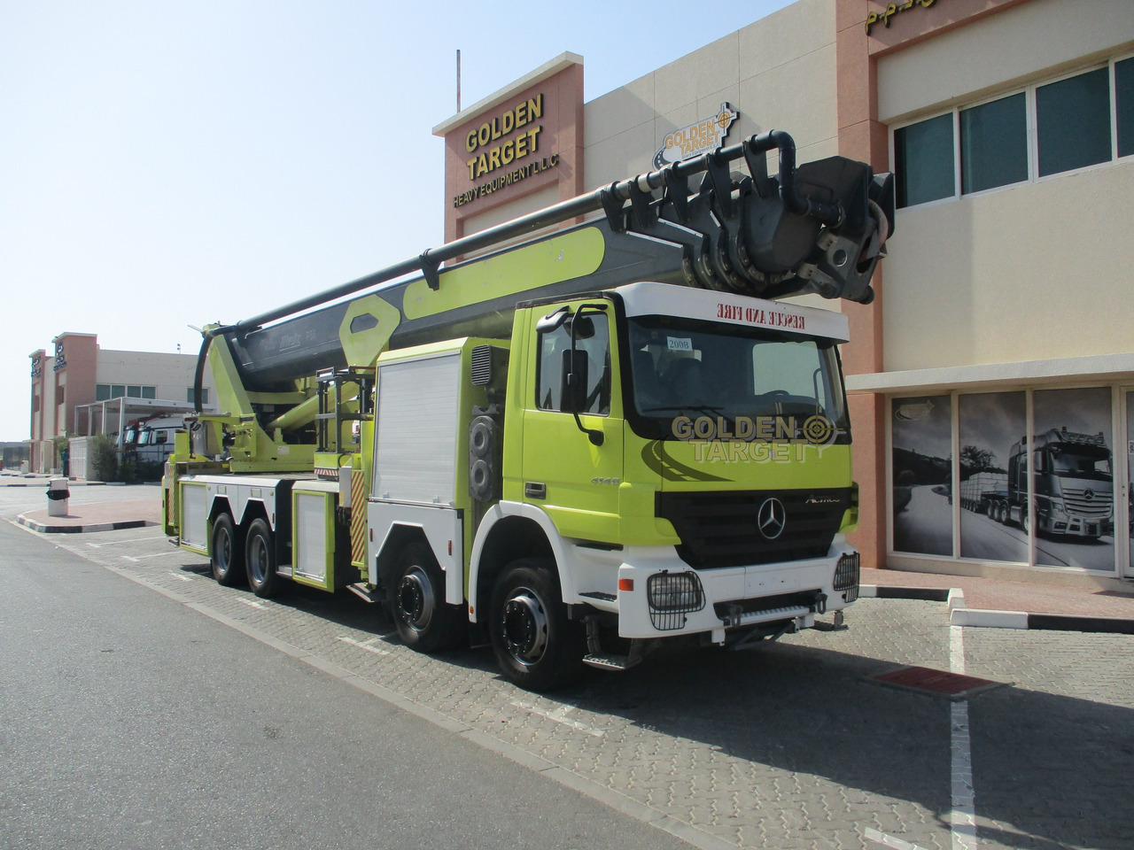 Mercedes ACTROS 4140 8x4 METZ P56 Fire Truck - Camión de bomberos: foto 1 Mercedes ACTROS 4140 8x4 METZ P56 Fire Truck - Camión de bomberos: foto 1