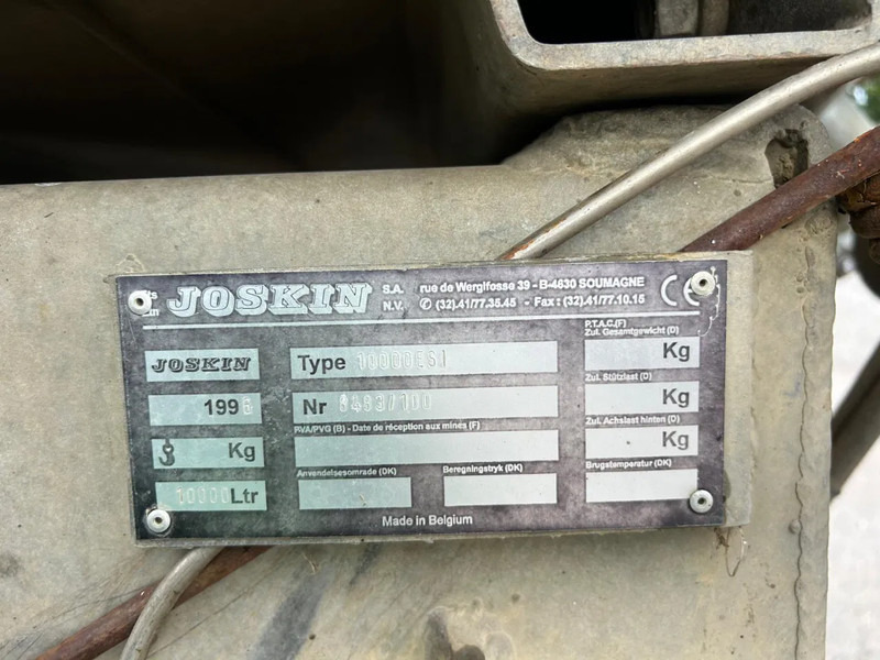 Cuba de purín Joskin Cobra 10 m3 + Bouwlandbemester vacuumtank mesttank: foto 14 Cuba de purín Joskin Cobra 10 m3 + Bouwlandbemester vacuumtank mesttank: foto 14