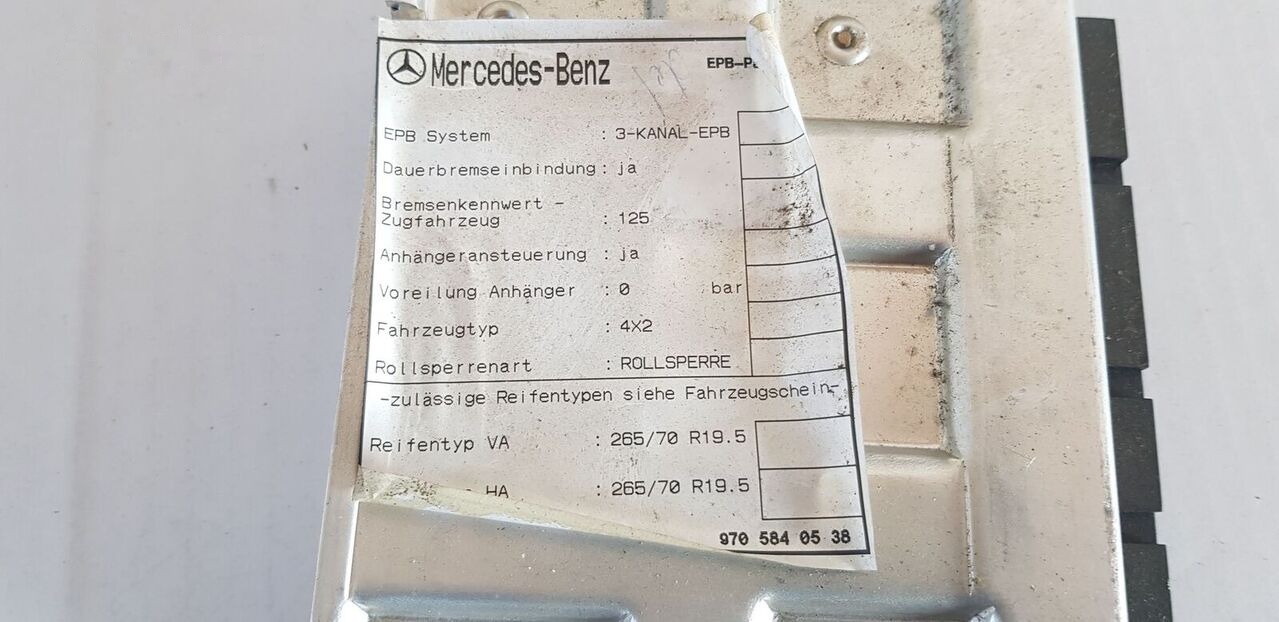 Knorr-Bremse   Mercedes-Benz - Unidad de control para Camión: foto 2 Knorr-Bremse   Mercedes-Benz - Unidad de control para Camión: foto 2