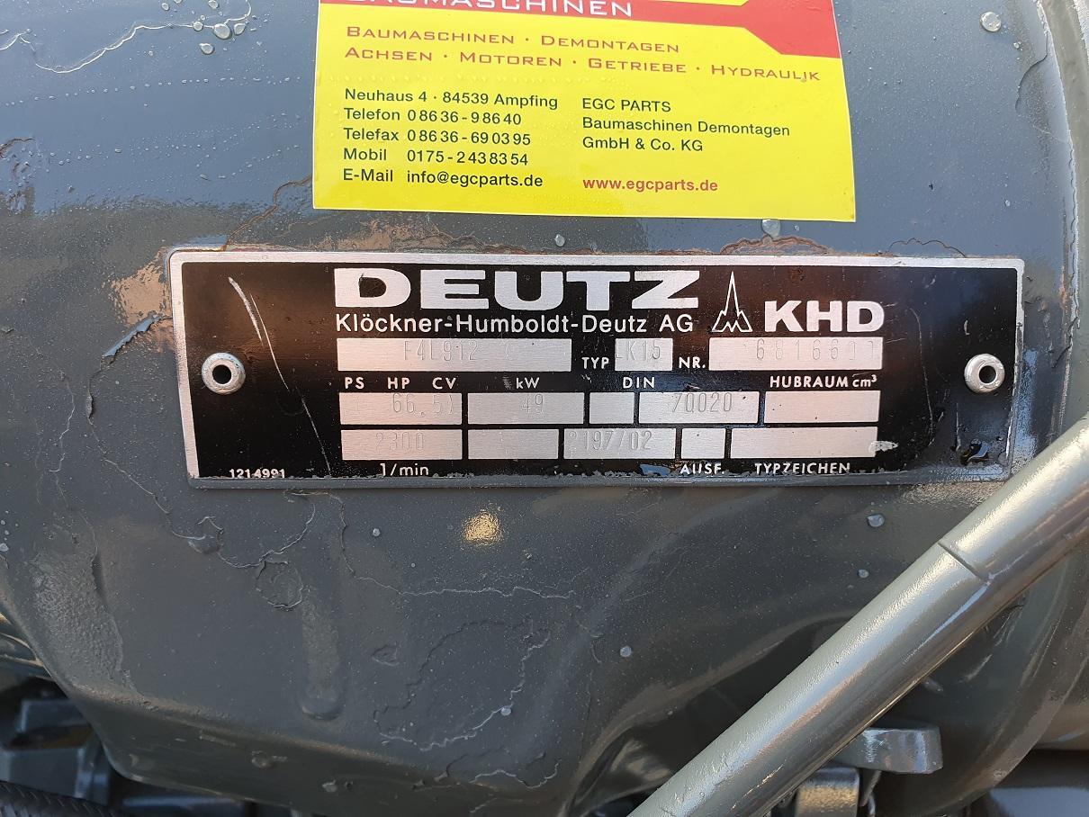 Deutz F4L912 neu überholt - Motor para Maquinaria de construcción: foto 4 Deutz F4L912 neu überholt - Motor para Maquinaria de construcción: foto 4