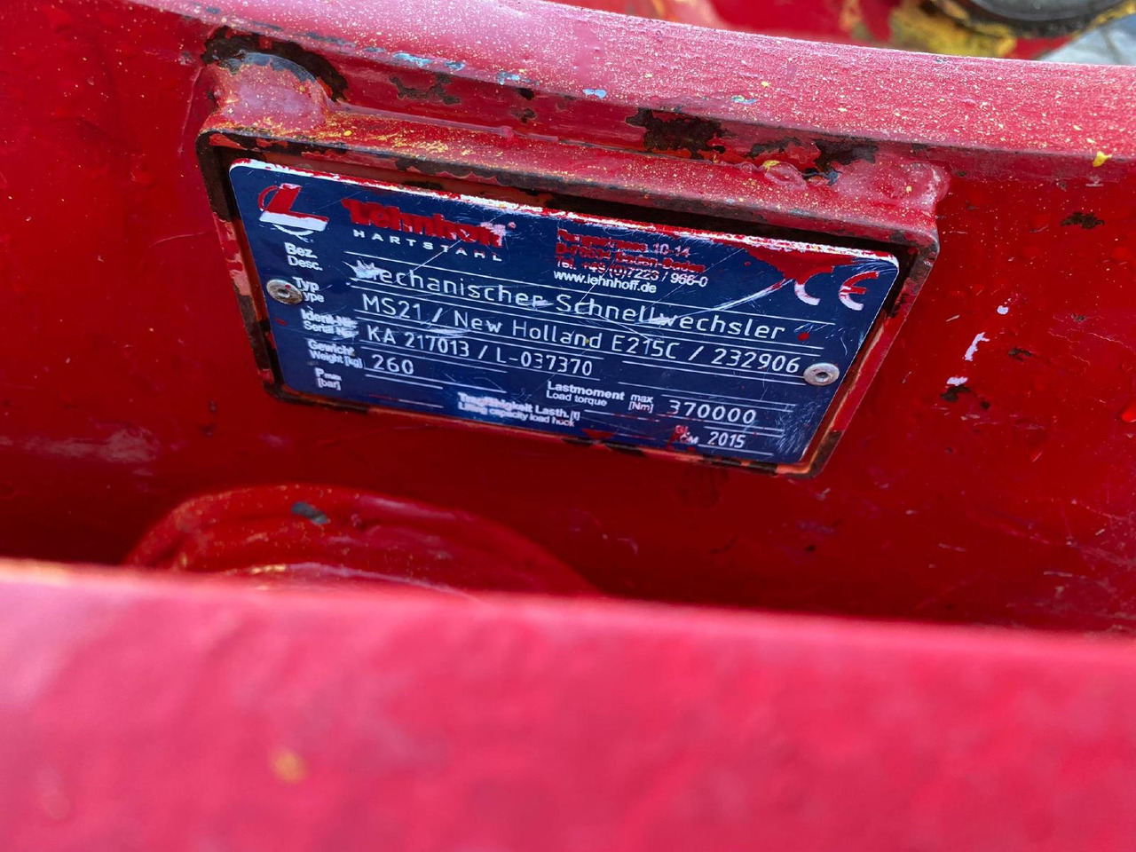 Lehnhoff MS 21 - Acoplamiento rápido: foto 4 Lehnhoff MS 21 - Acoplamiento rápido: foto 4