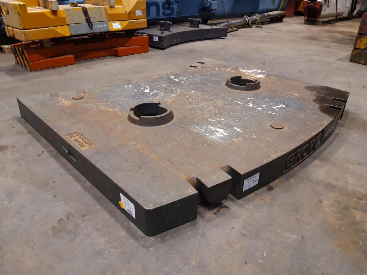 Grove GMK 5220 10 ton counterweight 10,0 ton - Contrapeso para Autogrúa: foto 1 Grove GMK 5220 10 ton counterweight 10,0 ton - Contrapeso para Autogrúa: foto 1