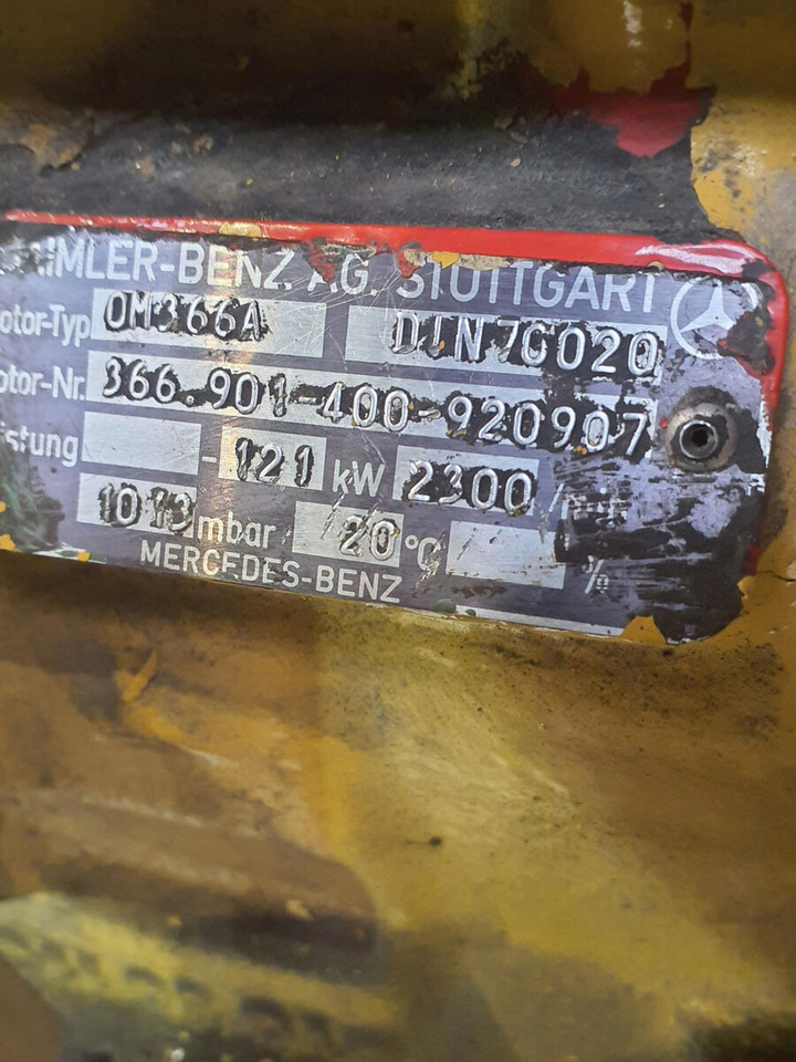 Mercedes-Benz KMK 5100 engine Mercedes OM 366 A - Motor para Autogrúa: foto 5 Mercedes-Benz KMK 5100 engine Mercedes OM 366 A - Motor para Autogrúa: foto 5