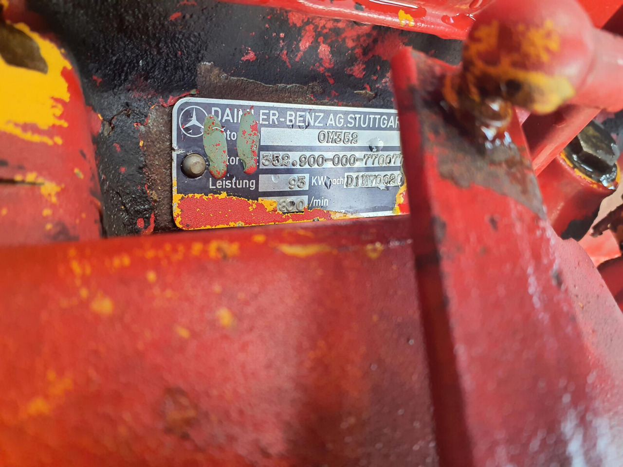 Mercedes-Benz LTM 1060 engine Mercedes OM 352 - Motor para Autogrúa: foto 5 Mercedes-Benz LTM 1060 engine Mercedes OM 352 - Motor para Autogrúa: foto 5