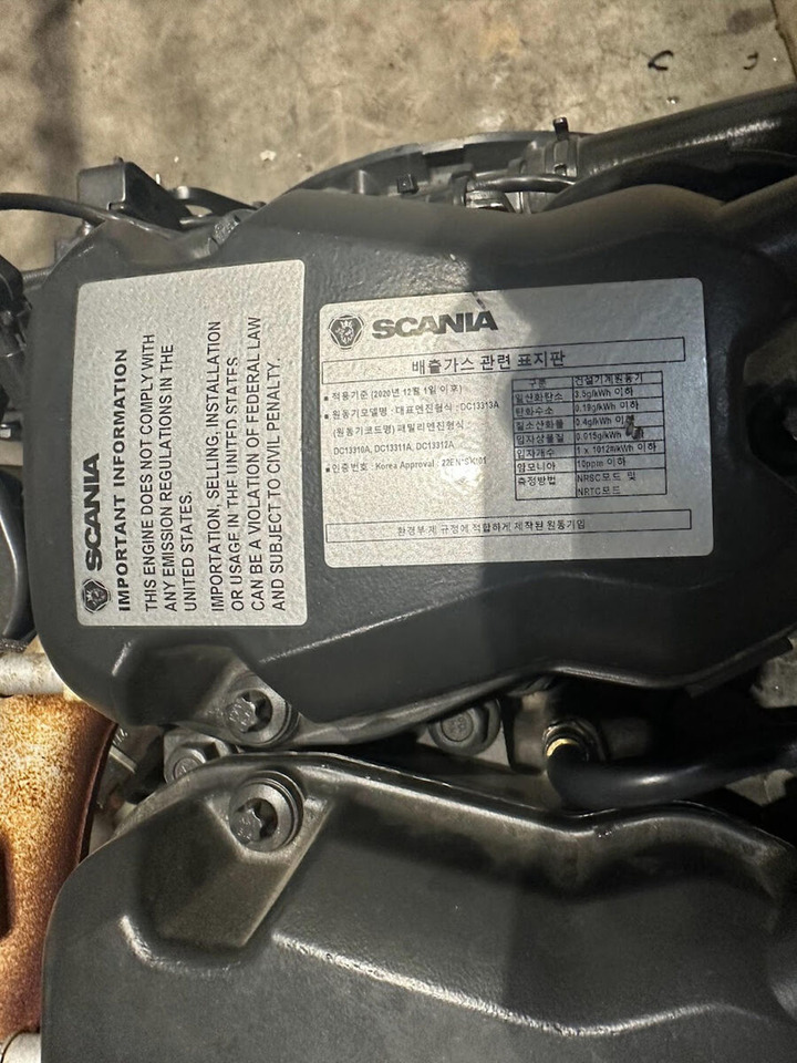 Motor para Grúa Scania Demag AC 220-1, AC 5.220-1 Scania DC13 313A motor: foto 6