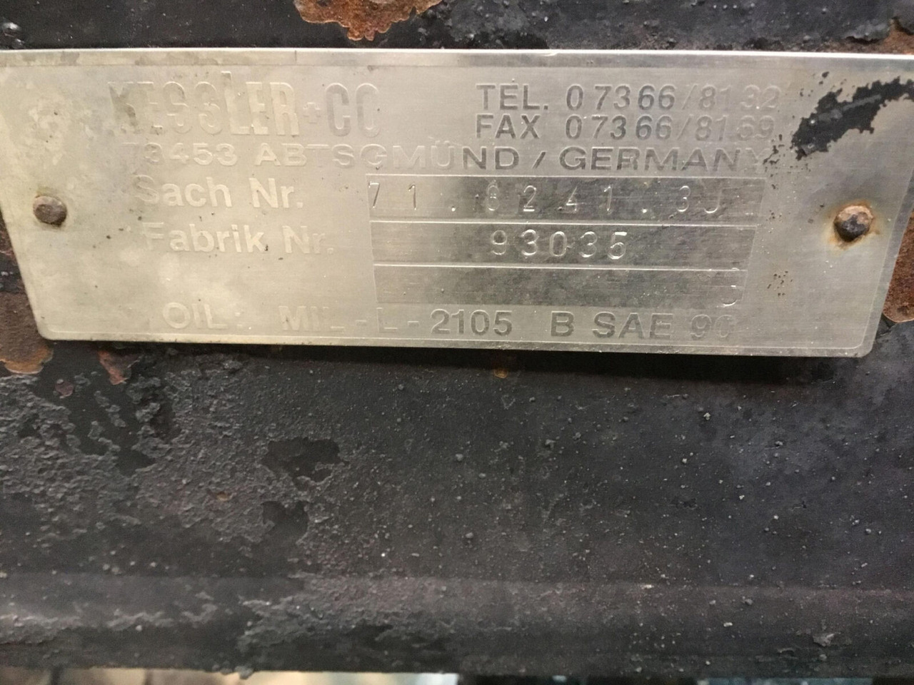 Terex AC 205 axle 2 - Eje y piezas para Autogrúa: foto 5 Terex AC 205 axle 2 - Eje y piezas para Autogrúa: foto 5