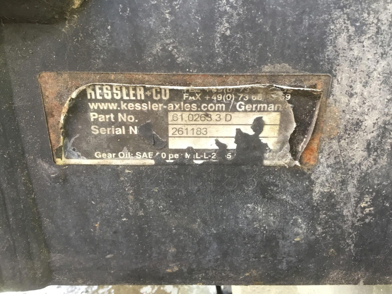 Terex AC 35 axle housing axle 1 - Eje y piezas para Autogrúa: foto 5 Terex AC 35 axle housing axle 1 - Eje y piezas para Autogrúa: foto 5