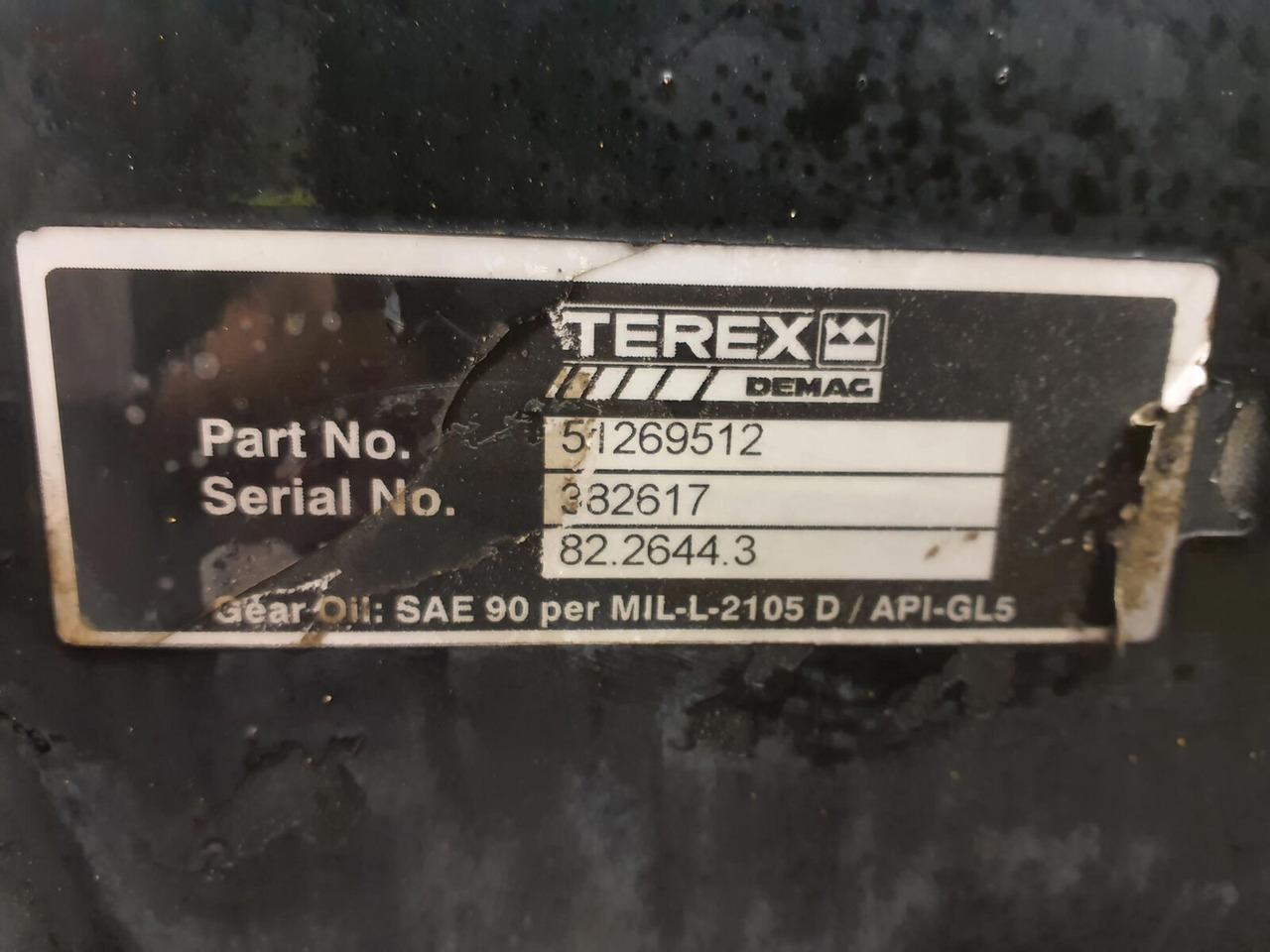 Terex AC 700 Axle 5 - Eje y piezas para Autogrúa: foto 5 Terex AC 700 Axle 5 - Eje y piezas para Autogrúa: foto 5