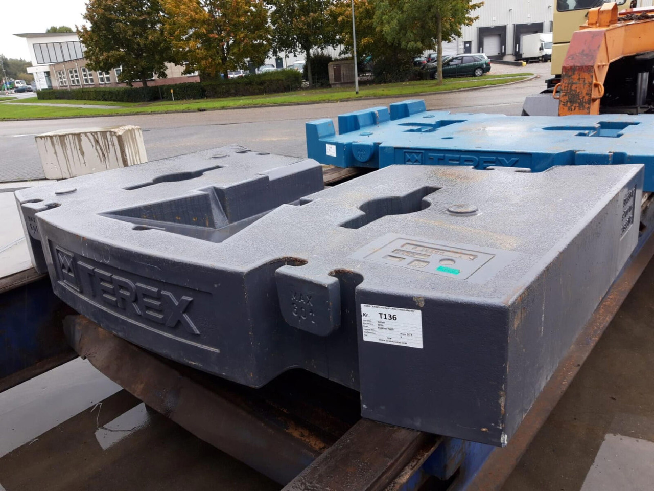 Terex Terex explorer 5600 counterweight 9,7 ton - Contrapeso para Autogrúa: foto 2 Terex Terex explorer 5600 counterweight 9,7 ton - Contrapeso para Autogrúa: foto 2