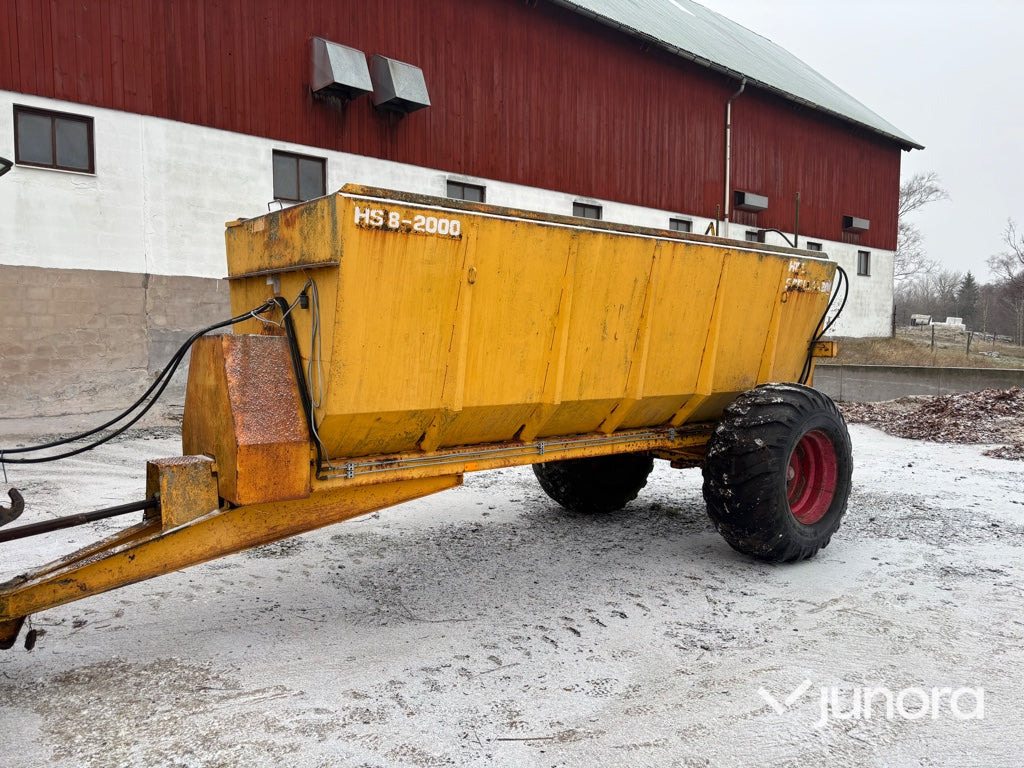Gödselspridare - Hillspridaren HS8-2000 - Esparcidor de estiércol: foto 3 Gödselspridare - Hillspridaren HS8-2000 - Esparcidor de estiércol: foto 3