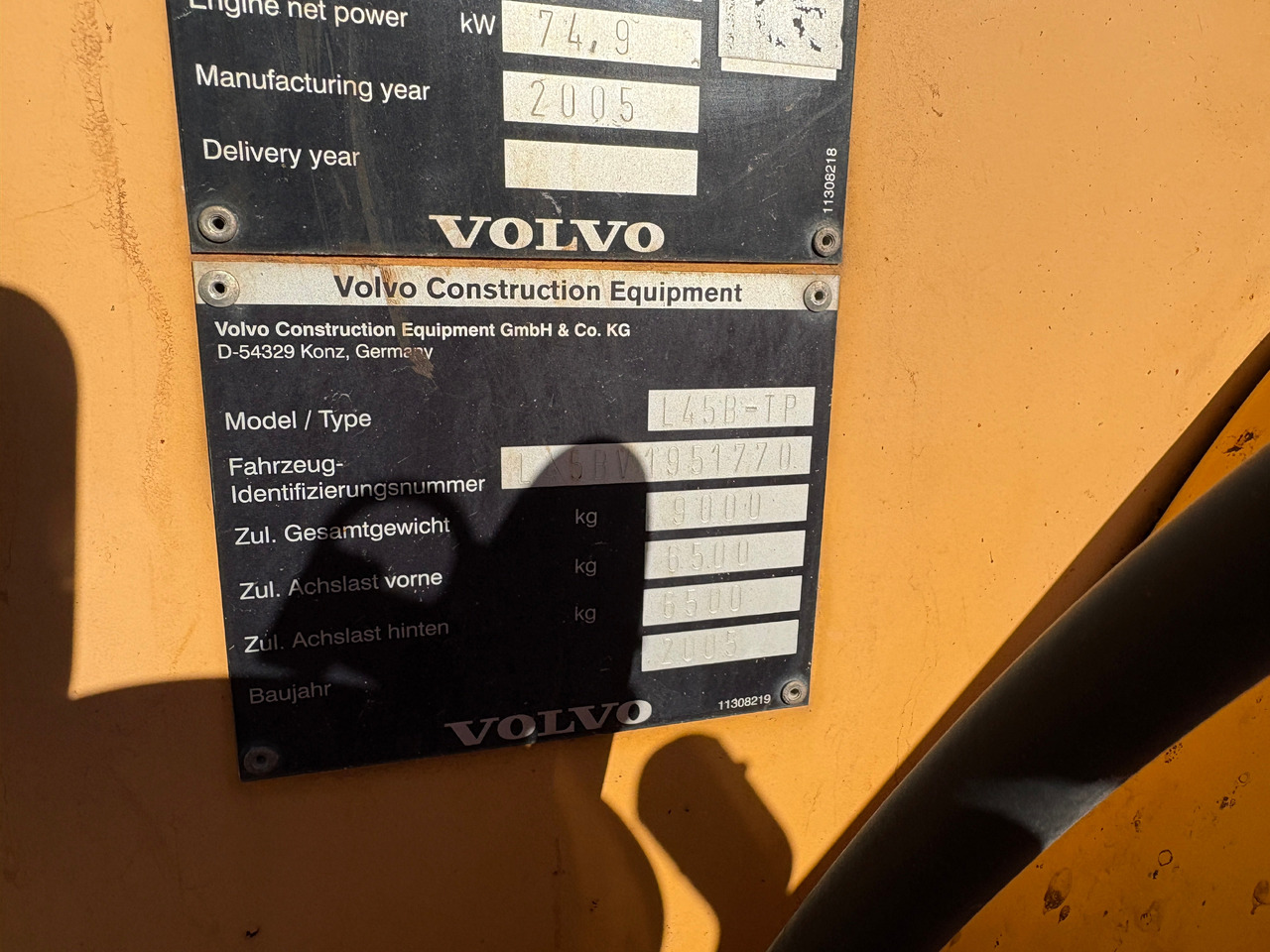 Cargadora de ruedas Hjullastare - Volvo L45B: foto 22