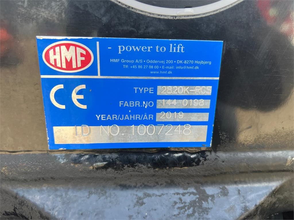 HMF 2820K5 RCS - Grúa para camión para Camión: foto 3 HMF 2820K5 RCS - Grúa para camión para Camión: foto 3