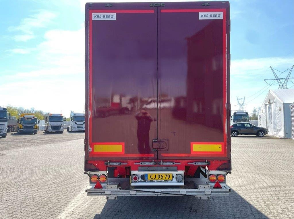 Semirremolque caja cerrada Kel-Berg 3-aks med folde-slædelift: foto 6