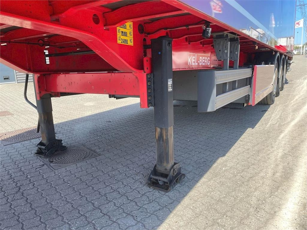 Semirremolque caja cerrada Kel-Berg 3-aks med folde-slædelift: foto 14
