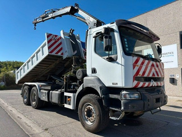 Renault Kerax 420dCi. 6X4. Hiab 144. Klima. - Camión multibasculante, Camión grúa: foto 1 Renault Kerax 420dCi. 6X4. Hiab 144. Klima. - Camión multibasculante, Camión grúa: foto 1