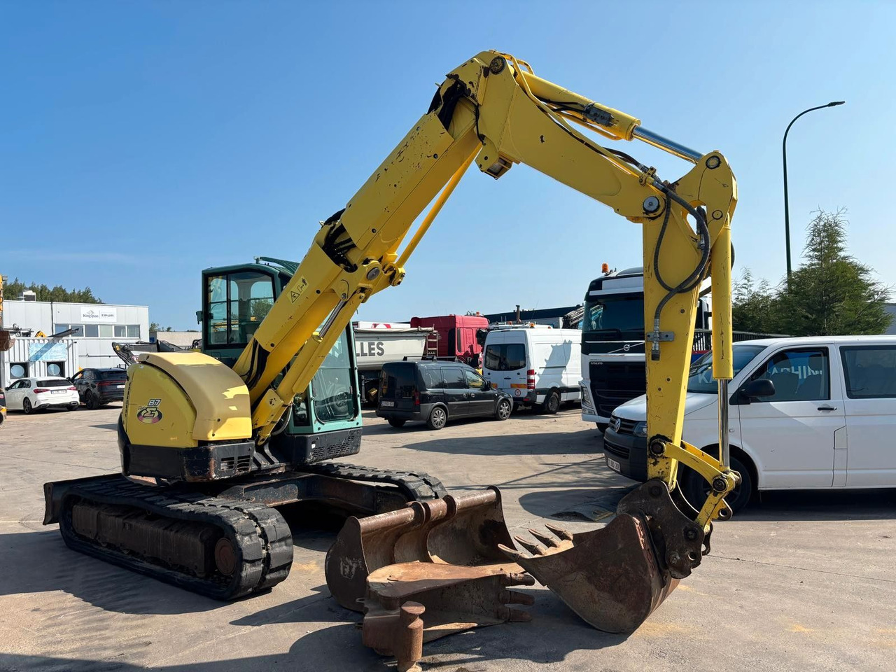 Yanmar B7 Sigma. 3 Löffel. - Miniexcavadora: foto 5 Yanmar B7 Sigma. 3 Löffel. - Miniexcavadora: foto 5