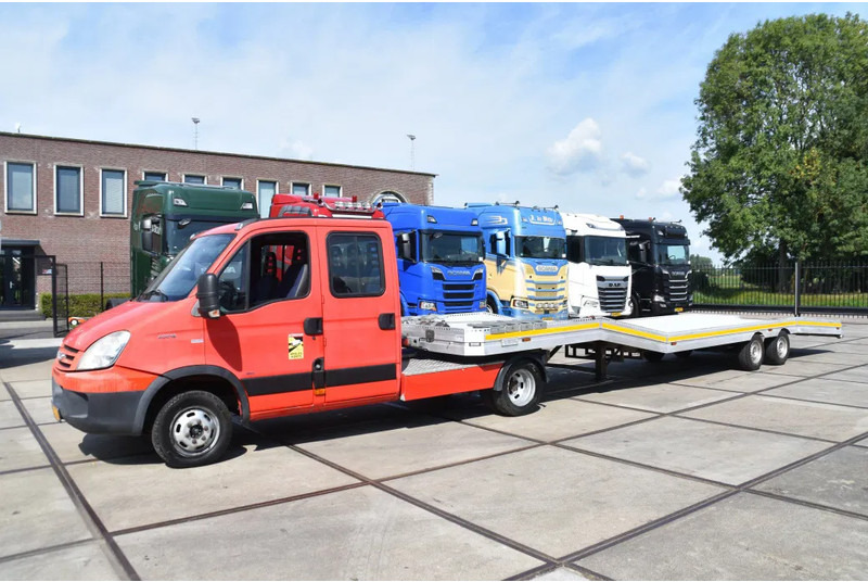 VELDHUIZEN P37-2 + IVECO - PNEUMATIC RAMPS - WINCH + REMOTE CONTROL - TOP CONDITION - - Semirremolque portavehículos: foto 1 VELDHUIZEN P37-2 + IVECO - PNEUMATIC RAMPS - WINCH + REMOTE CONTROL - TOP CONDITION - - Semirremolque portavehículos: foto 1