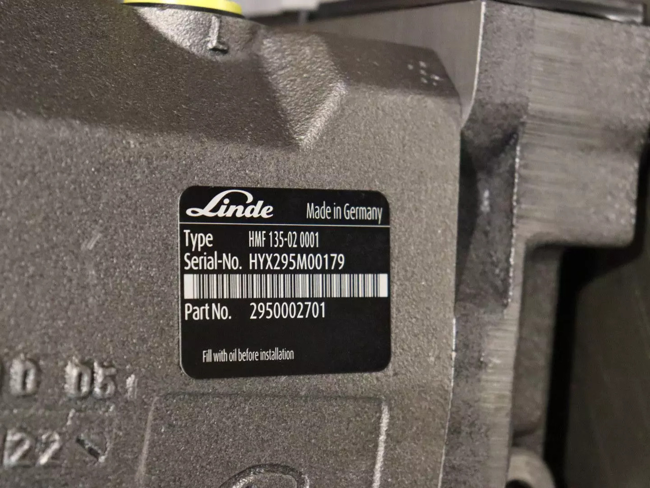 Linde HMF 135-02 - Motor hidráulico para Equipo de manutención: foto 4 Linde HMF 135-02 - Motor hidráulico para Equipo de manutención: foto 4