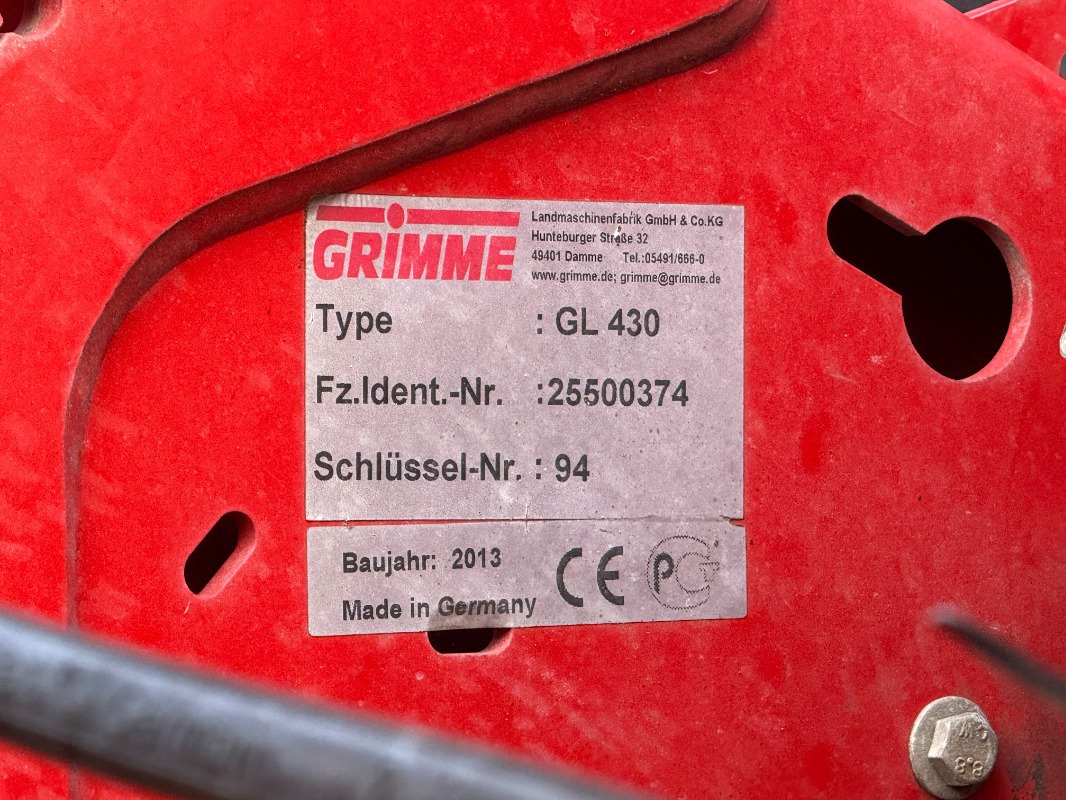 Grimme GL 430 - Cosechadora: foto 2 Grimme GL 430 - Cosechadora: foto 2