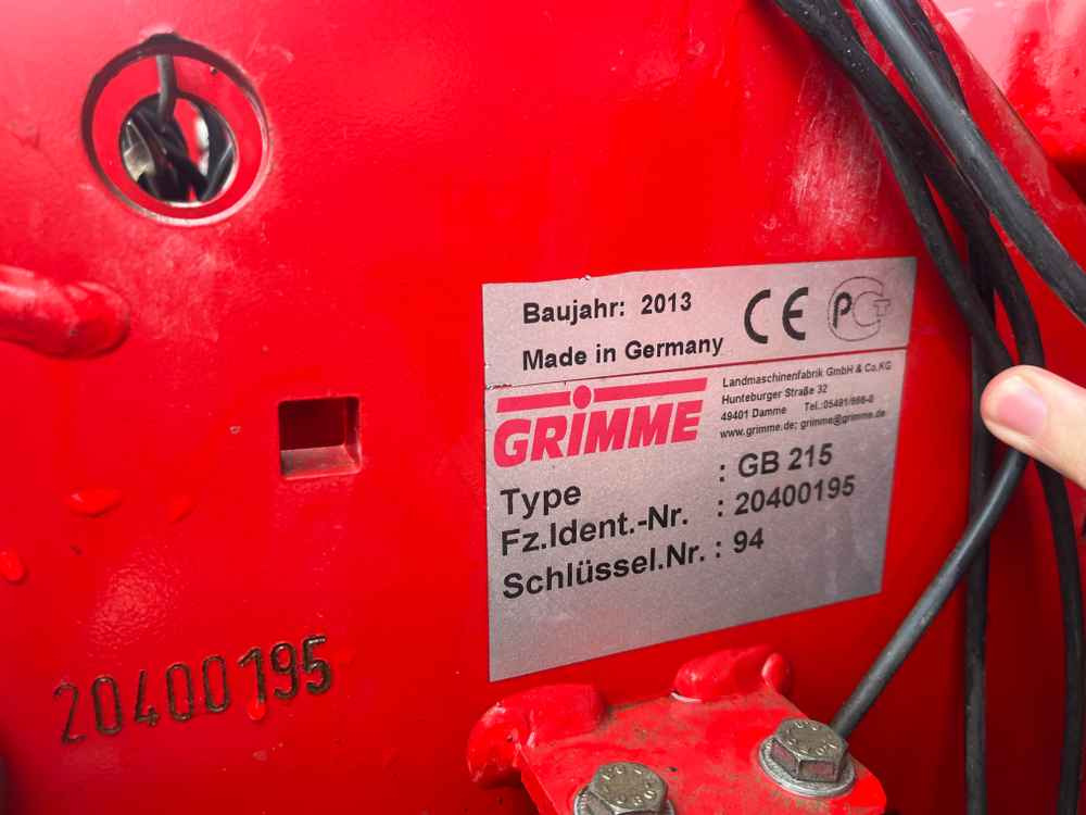 Grimme GB 215 - Cosechadora: foto 2 Grimme GB 215 - Cosechadora: foto 2
