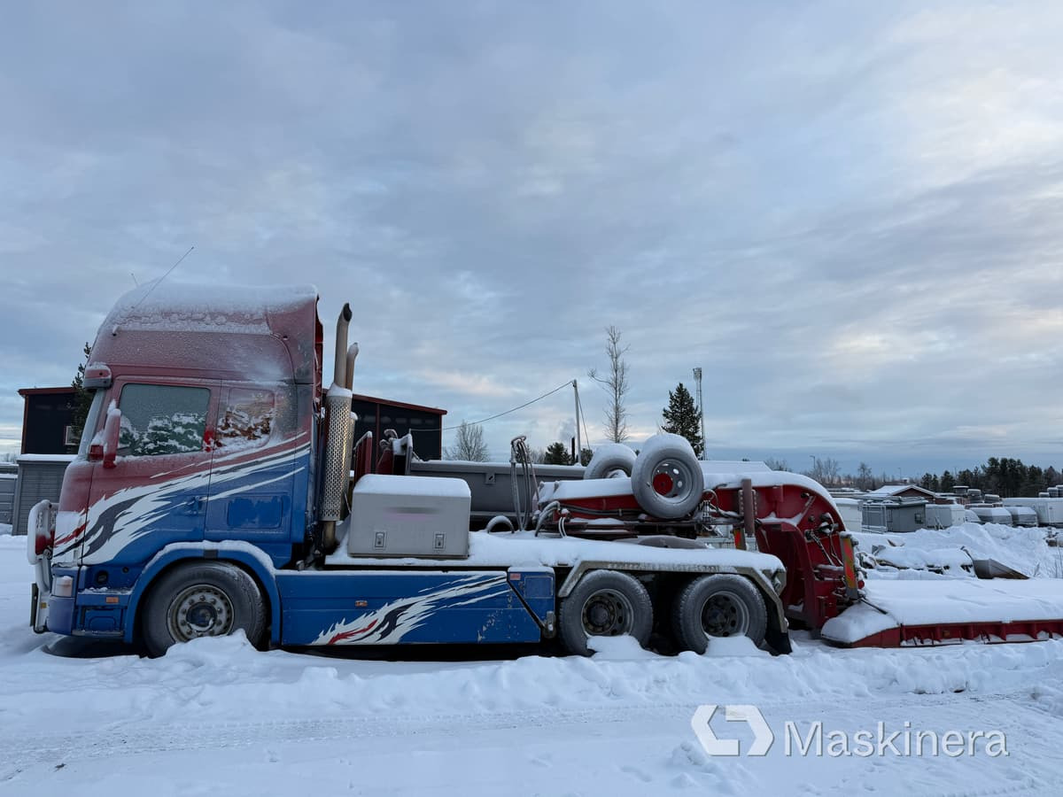 Maskintrailer Scania R144 6X4 & VM Trailer VM53-4-PNK - Cabeza tractora, Semirremolque góndola rebajadas: foto 4 Maskintrailer Scania R144 6X4 & VM Trailer VM53-4-PNK - Cabeza tractora, Semirremolque góndola rebajadas: foto 4