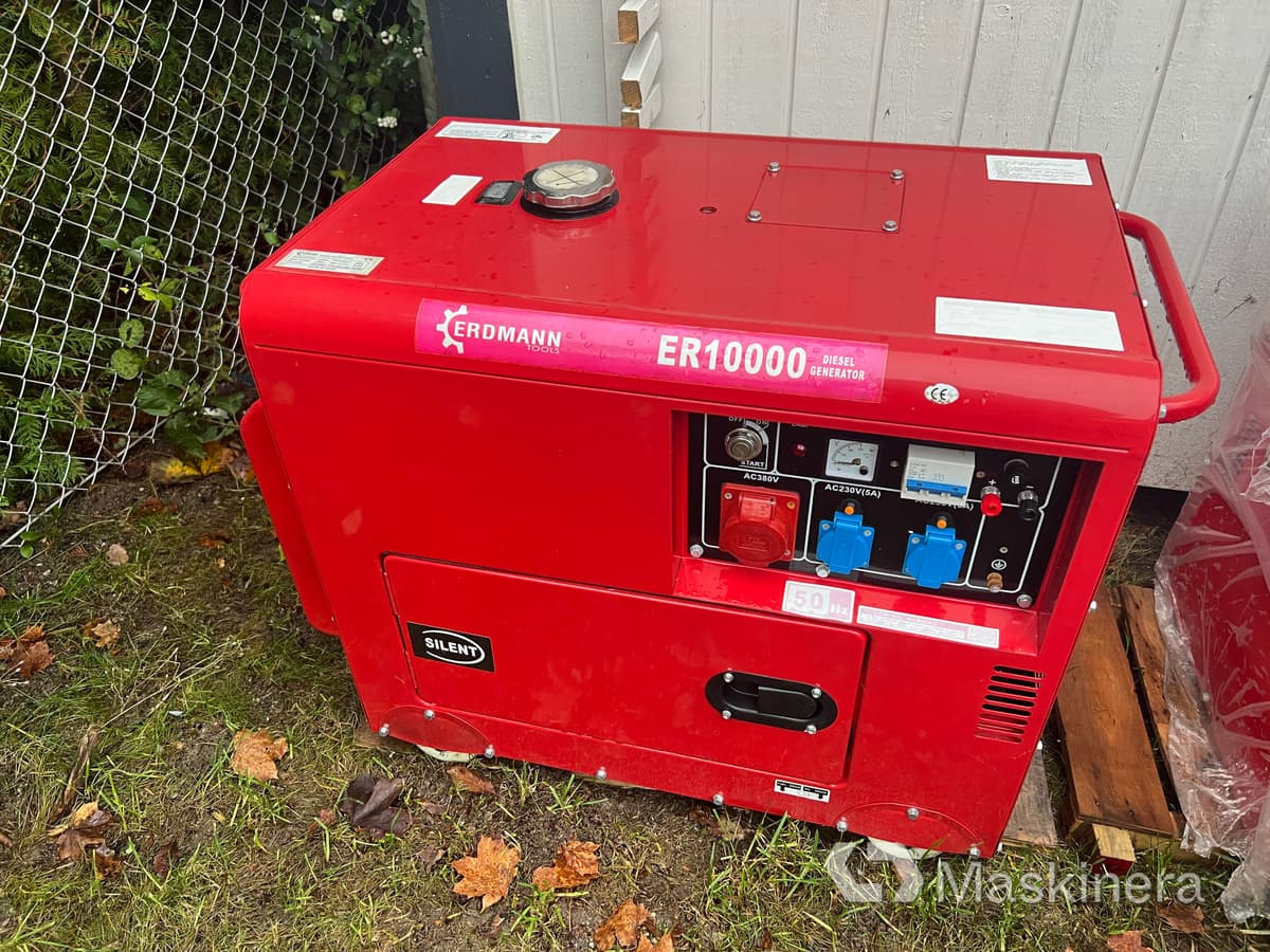 Elverk Erdmann ER10000 - Generador industriale: foto 1 Elverk Erdmann ER10000 - Generador industriale: foto 1