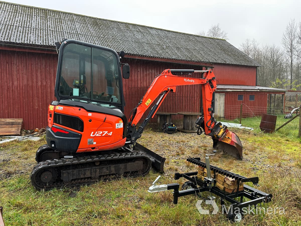 Grävmaskin Kubota U27-4 - Excavadora de cadenas: foto 4 Grävmaskin Kubota U27-4 - Excavadora de cadenas: foto 4