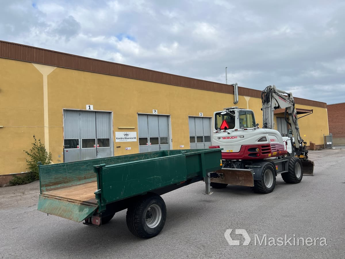 Hjulgrävare Takeuchi TB295W med vagn & redskap - Excavadora de cadenas: foto 5 Hjulgrävare Takeuchi TB295W med vagn & redskap - Excavadora de cadenas: foto 5
