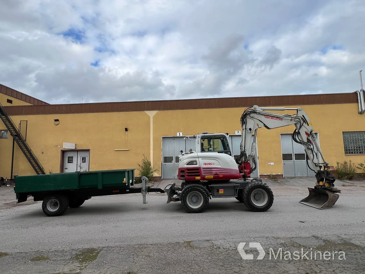 Hjulgrävare Takeuchi TB295W med vagn & redskap - Excavadora de cadenas: foto 4 Hjulgrävare Takeuchi TB295W med vagn & redskap - Excavadora de cadenas: foto 4