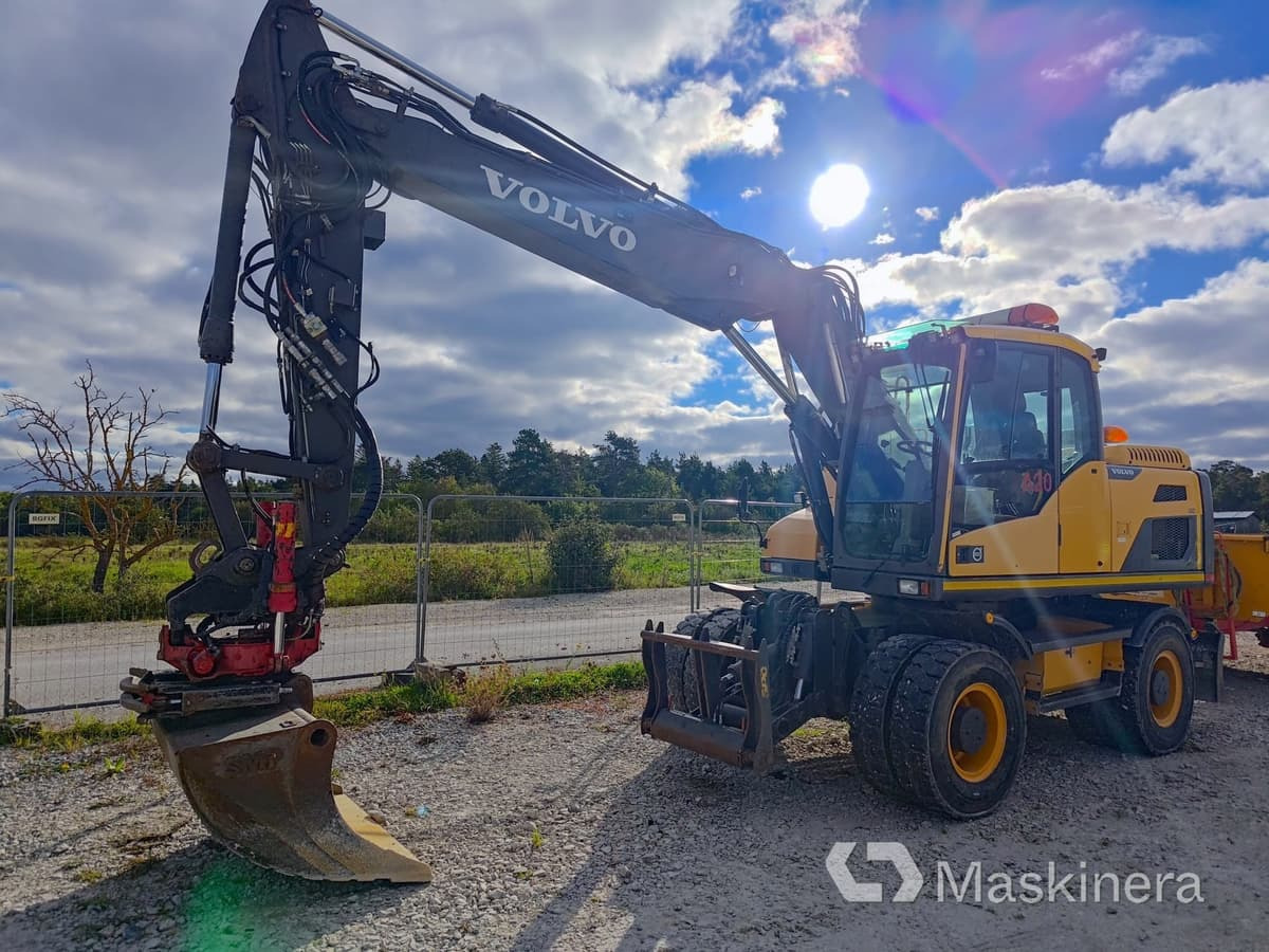 Hjulgrävare Volvo EW160D - Excavadora de cadenas: foto 1 Hjulgrävare Volvo EW160D - Excavadora de cadenas: foto 1