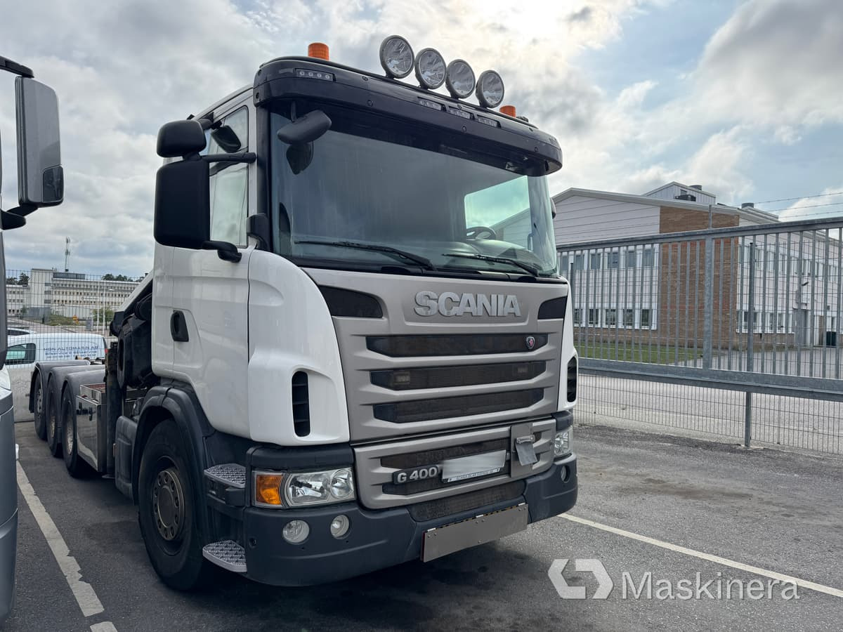 Lastväxlare Scania G400LB8X4*4HNA med HIAB kran - Camión multibasculante, Camión grúa: foto 3 Lastväxlare Scania G400LB8X4*4HNA med HIAB kran - Camión multibasculante, Camión grúa: foto 3