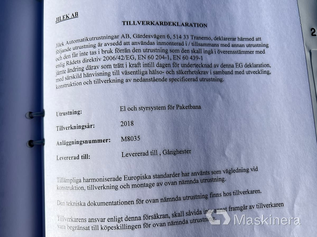 Cinta transportadora Transportband med rullbana Hanter 10,9 m: foto 28