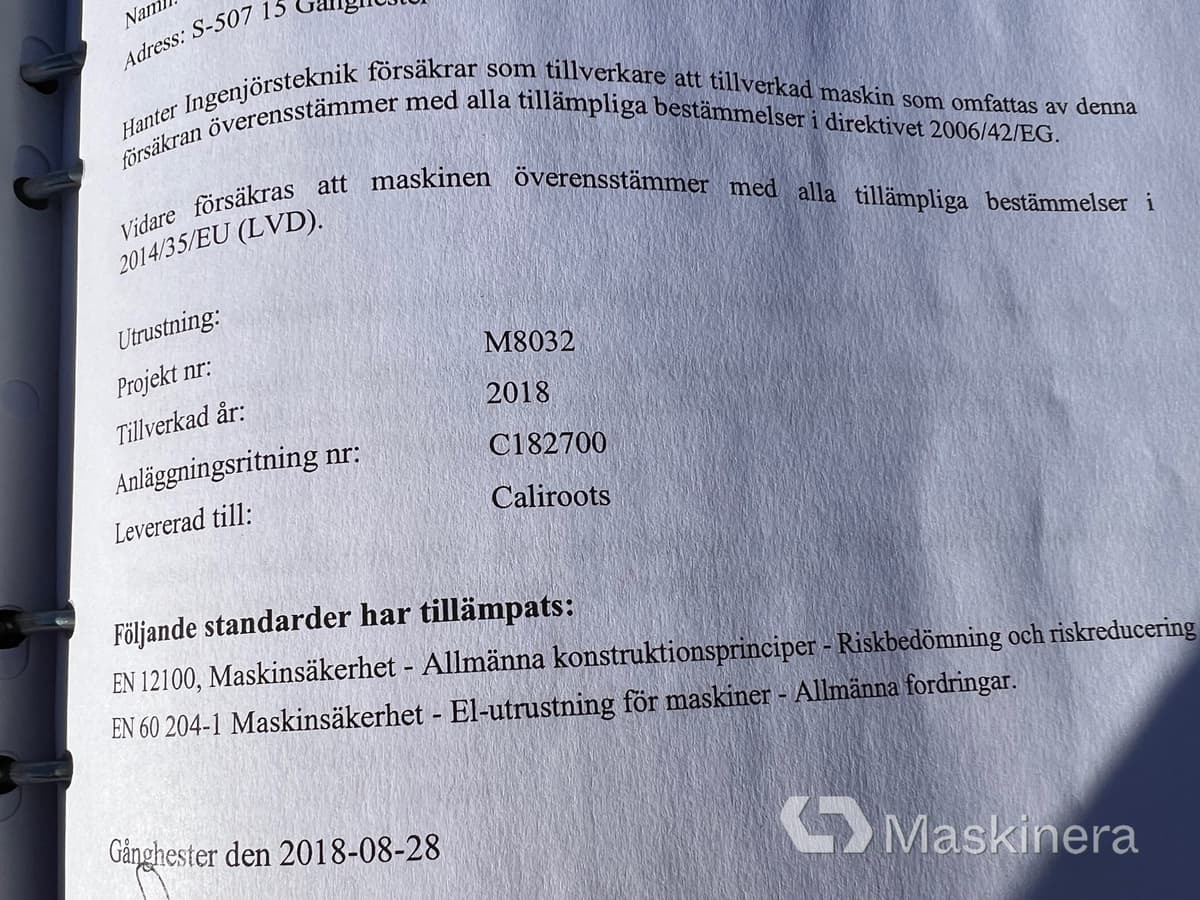 Cinta transportadora Transportband med rullbana Hanter 10,9 m: foto 25