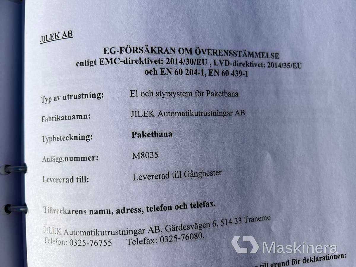 Cinta transportadora Transportband med rullbana Hanter 10,9 m: foto 26
