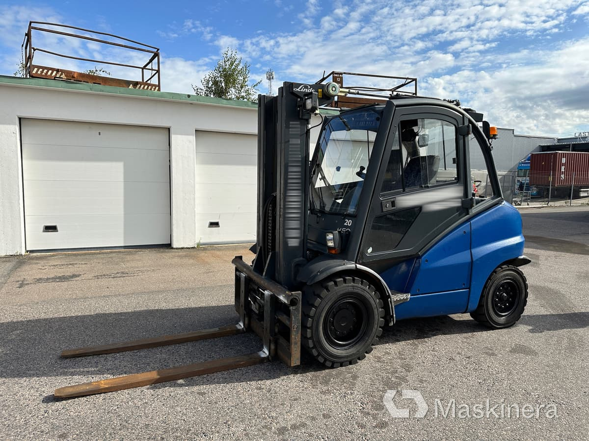 Truck Linde H50D Triplex - Carretilla elevadora diésel: foto 1 Truck Linde H50D Triplex - Carretilla elevadora diésel: foto 1