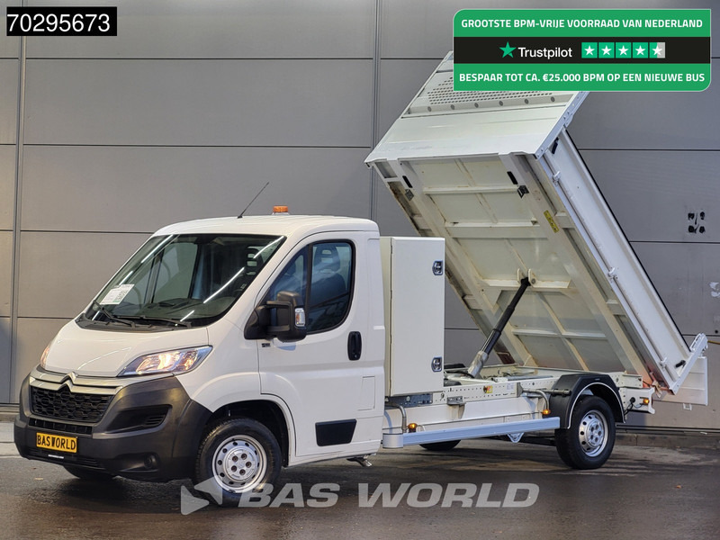 Citroën Jumper 110pk Kipper met Kist Trekhaak Euro6 Tipper Benne Kieper Trekhaak - Furgoneta basculante: foto 1 Citroën Jumper 110pk Kipper met Kist Trekhaak Euro6 Tipper Benne Kieper Trekhaak - Furgoneta basculante: foto 1