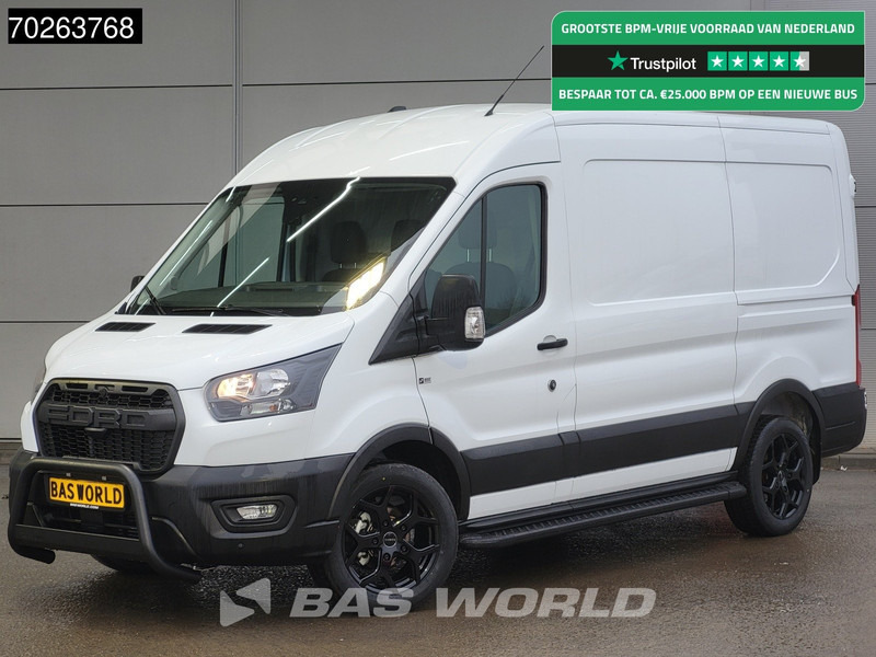 Ford Transit 130pk L2H2 Nieuw! Black Edition Raptor Grill Trekhaak Airco Cruise Camera Parkeersensoren 10m3 Airco Trekhaak Cruise control - Furgoneta pequeña: foto 1 Ford Transit 130pk L2H2 Nieuw! Black Edition Raptor Grill Trekhaak Airco Cruise Camera Parkeersensoren 10m3 Airco Trekhaak Cruise control - Furgoneta pequeña: foto 1