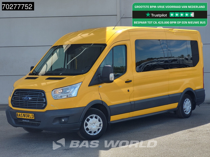 Ford Transit 130pk Personenvervoer Luchtvering Taxi L3H2 Ramp Airco Cruise Parkeersensoren Euro6 Kombi Tourer 9-zitter 9-Sitze 11m3 Airco Cru - Minibús, Furgoneta de pasajeros: foto 1 Ford Transit 130pk Personenvervoer Luchtvering Taxi L3H2 Ramp Airco Cruise Parkeersensoren Euro6 Kombi Tourer 9-zitter 9-Sitze 11m3 Airco Cru - Minibús, Furgoneta de pasajeros: foto 1