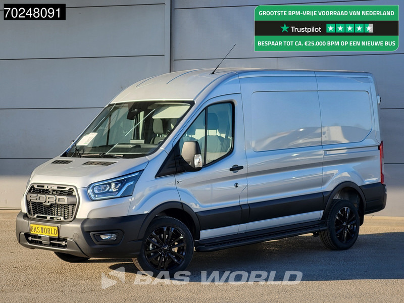 Furgón nuevo Ford Transit 165pk Automaat Limited Black Edition L2H2 ACC CarPlay Xenon Camera L2 10m3 Airco Cruise control: foto 1