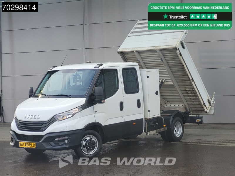 Iveco Daily 35C14 Kipper met Kist Dubbel Cabine 3,5t Trekhaak Dubbellucht Airco Cruise Euro6 Tipper Benne Kieper Airco Trekhaak Cruise contr - Furgoneta basculante: foto 1 Iveco Daily 35C14 Kipper met Kist Dubbel Cabine 3,5t Trekhaak Dubbellucht Airco Cruise Euro6 Tipper Benne Kieper Airco Trekhaak Cruise contr - Furgoneta basculante: foto 1