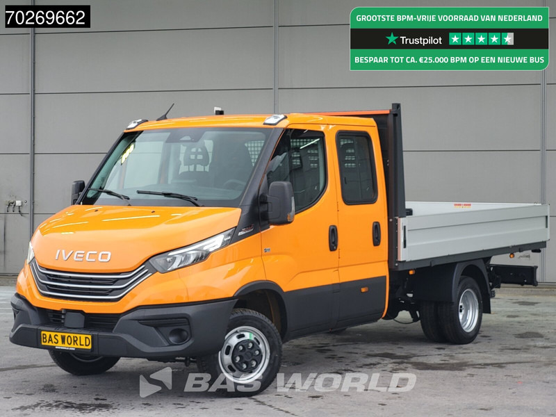Iveco Daily 35C21 3.0 210PK 2025model Dubbel Cabine Open laadbak 3.5t Trekhaak CarPlay ACC LED Pritsche Pickup Airco Dubbel cabine Trekhaak - Furgoneta caja abierta: foto 1 Iveco Daily 35C21 3.0 210PK 2025model Dubbel Cabine Open laadbak 3.5t Trekhaak CarPlay ACC LED Pritsche Pickup Airco Dubbel cabine Trekhaak - Furgoneta caja abierta: foto 1