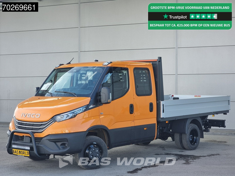 Iveco Daily 35C21 3.0 210PK Black Edition 2025model Dubbel Cabine Open laadbak 3.5t Trekhaak CarPlay ACC LED Pritsche Pickup Airco Dubbel ca - Furgoneta caja abierta: foto 1 Iveco Daily 35C21 3.0 210PK Black Edition 2025model Dubbel Cabine Open laadbak 3.5t Trekhaak CarPlay ACC LED Pritsche Pickup Airco Dubbel ca - Furgoneta caja abierta: foto 1