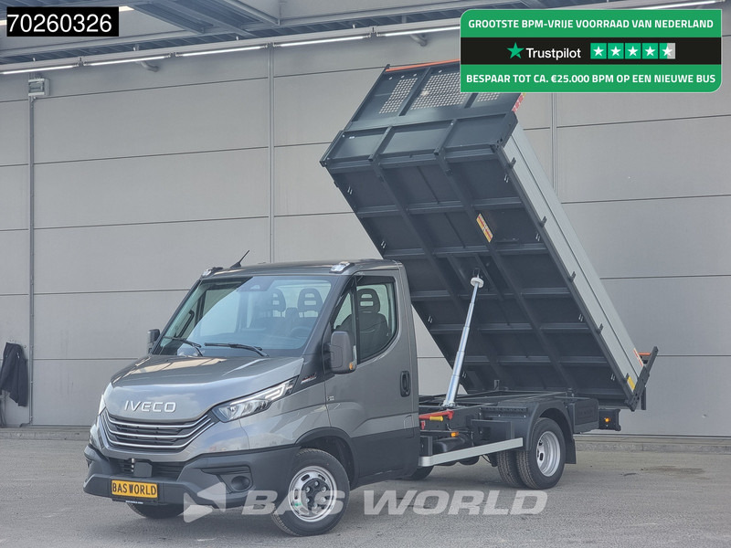 Iveco Daily 35C21 3.0L Automaat 210PK Open Laadbak Dubbellucht 2025-Model 3,5T Trekvermogen LED ACC Airco CarPlay Euro6 Tipper Benne Kieper - Furgoneta basculante: foto 1 Iveco Daily 35C21 3.0L Automaat 210PK Open Laadbak Dubbellucht 2025-Model 3,5T Trekvermogen LED ACC Airco CarPlay Euro6 Tipper Benne Kieper - Furgoneta basculante: foto 1
