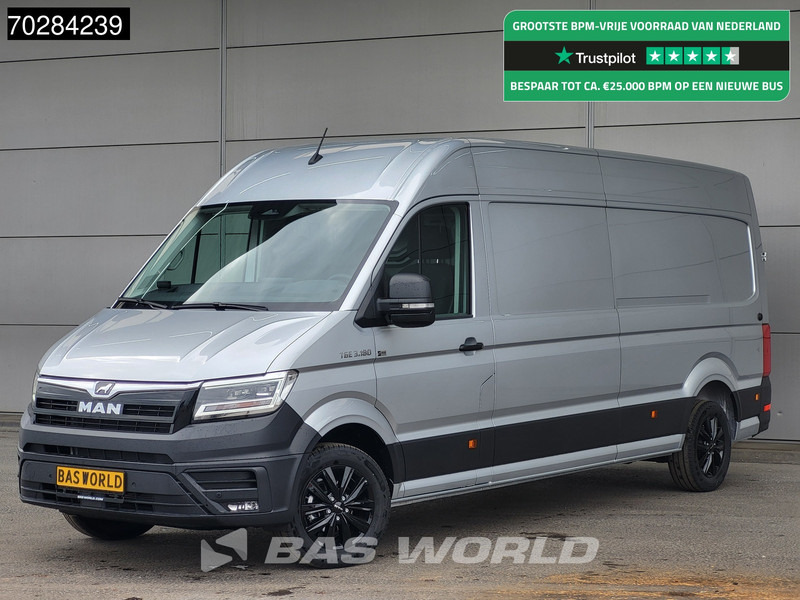 MAN TGE 3.180 Automaat 2025 Facelift L4H3 Trekhaak LED ACC Navi Airco Camera Parkeersensoren Euro6 L3H2 15m3 Airco Trekhaak - Furgón: foto 1 MAN TGE 3.180 Automaat 2025 Facelift L4H3 Trekhaak LED ACC Navi Airco Camera Parkeersensoren Euro6 L3H2 15m3 Airco Trekhaak - Furgón: foto 1