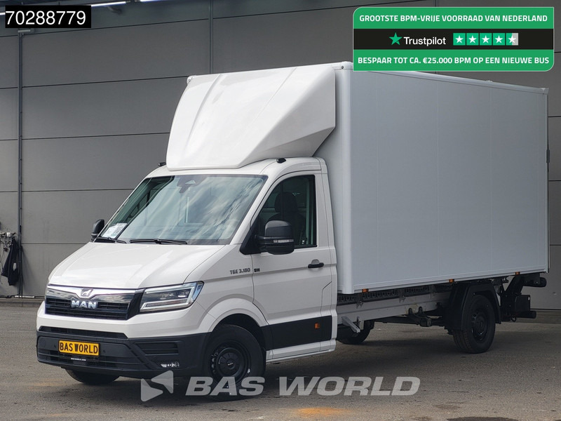 MAN TGE 3.180 Automaat Laadklep Bakwagen 2025 Facelift Navi LED Airco Cruise Euro6 Meubelbak Koffer 21m3 Airco Cruise control - Furgoneta caja cerrada: foto 1 MAN TGE 3.180 Automaat Laadklep Bakwagen 2025 Facelift Navi LED Airco Cruise Euro6 Meubelbak Koffer 21m3 Airco Cruise control - Furgoneta caja cerrada: foto 1
