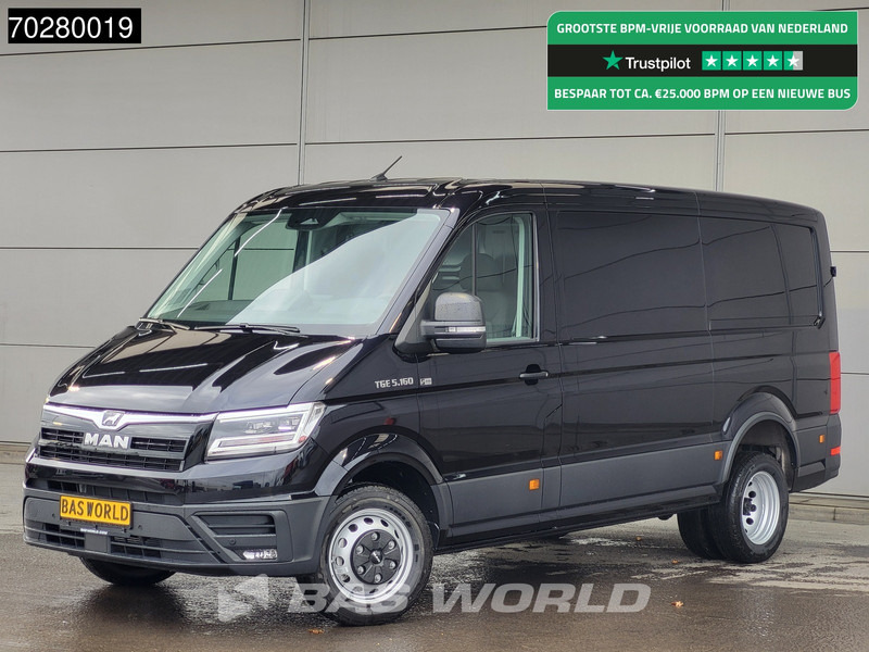 MAN TGE 5.160 Uniek! Dubbellucht 2025-Model Automaat L3H2 Laag Dak ACC Navi LED Airco Camera Parkeersensoren CarPlay Euro6 L2H1 Airco - Furgón: foto 1 MAN TGE 5.160 Uniek! Dubbellucht 2025-Model Automaat L3H2 Laag Dak ACC Navi LED Airco Camera Parkeersensoren CarPlay Euro6 L2H1 Airco - Furgón: foto 1