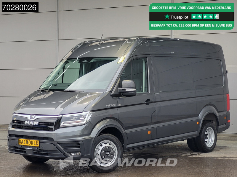 MAN TGE 5.160 Uniek! Dubbellucht Automaat L3H3 160PK ACC LED Navi Airco Camera Parkeersensoren v+a 12,4inch-Display CarPlay Euro6 L2H2 Airco - Furgón: foto 1 MAN TGE 5.160 Uniek! Dubbellucht Automaat L3H3 160PK ACC LED Navi Airco Camera Parkeersensoren v+a 12,4inch-Display CarPlay Euro6 L2H2 Airco - Furgón: foto 1