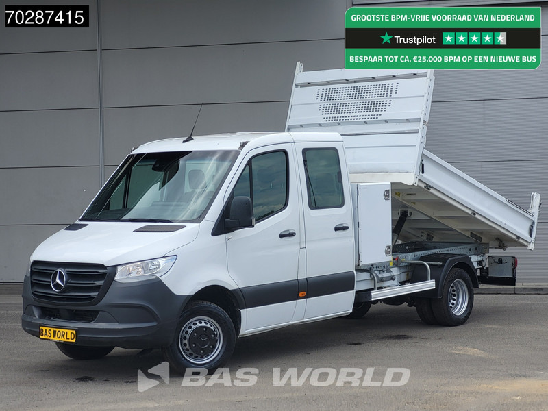 Mercedes-Benz Sprinter 514 CDI Kipper met Kist Dubbel Cabine Dubbellucht 3,5t Trekhaak Airco Cruise MBUX CarPlay Euro6 Tipper Benne Kieper 2m3 Airco Tr - Furgoneta basculante: foto 1 Mercedes-Benz Sprinter 514 CDI Kipper met Kist Dubbel Cabine Dubbellucht 3,5t Trekhaak Airco Cruise MBUX CarPlay Euro6 Tipper Benne Kieper 2m3 Airco Tr - Furgoneta basculante: foto 1